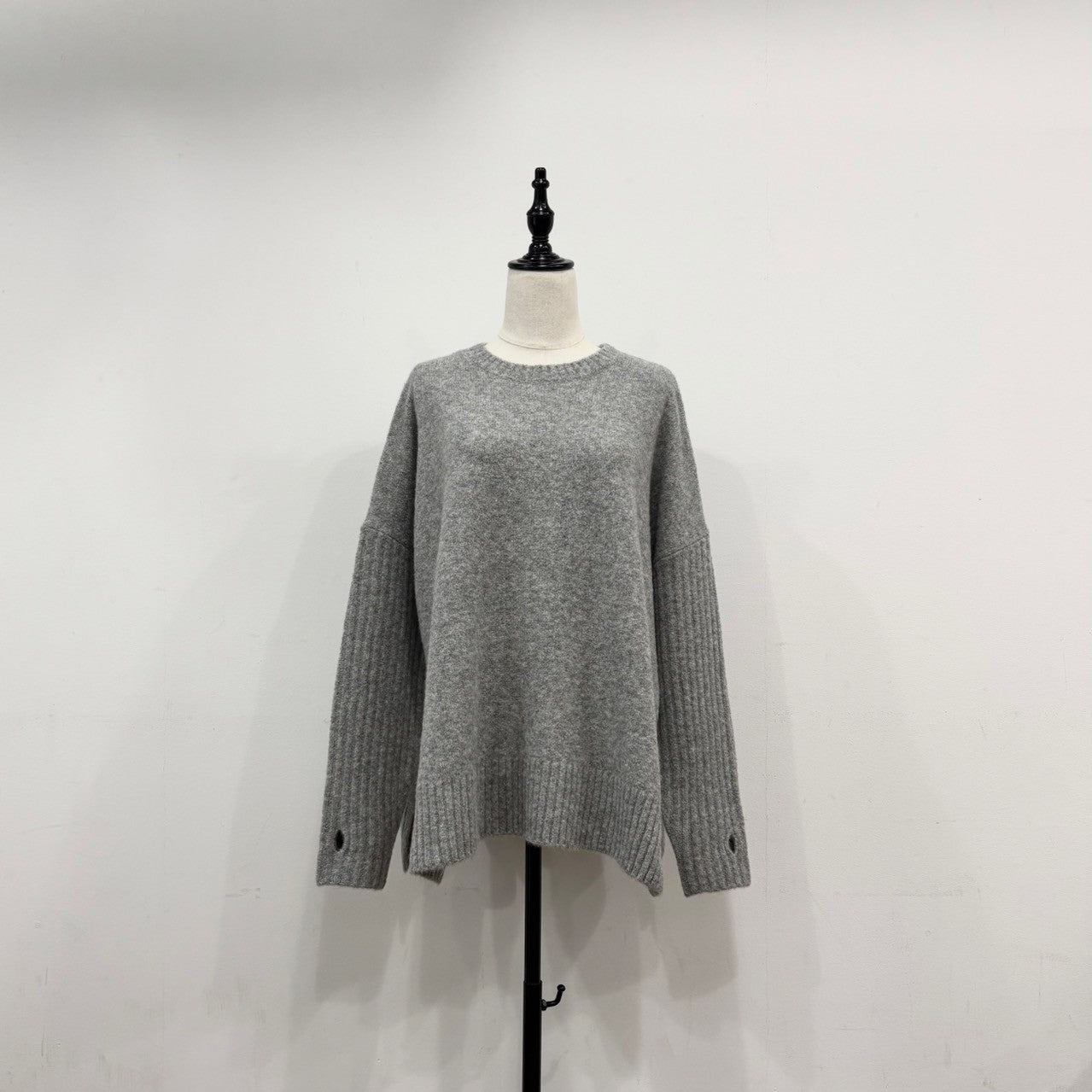 【siro de labonte 25 AW vol.2】side slit wide pullover - Champdelarose