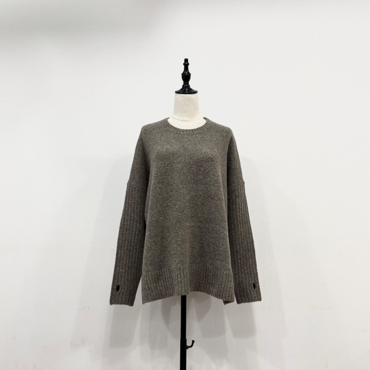 【siro de labonte 25 AW vol.2】side slit wide pullover - Champdelarose