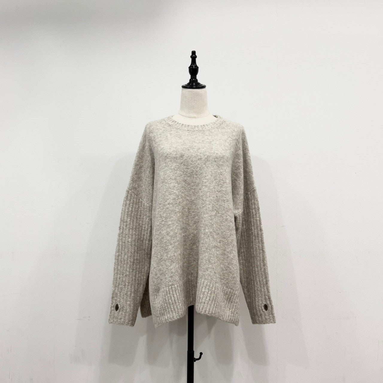 【siro de labonte 25 AW vol.2】side slit wide pullover - Champdelarose