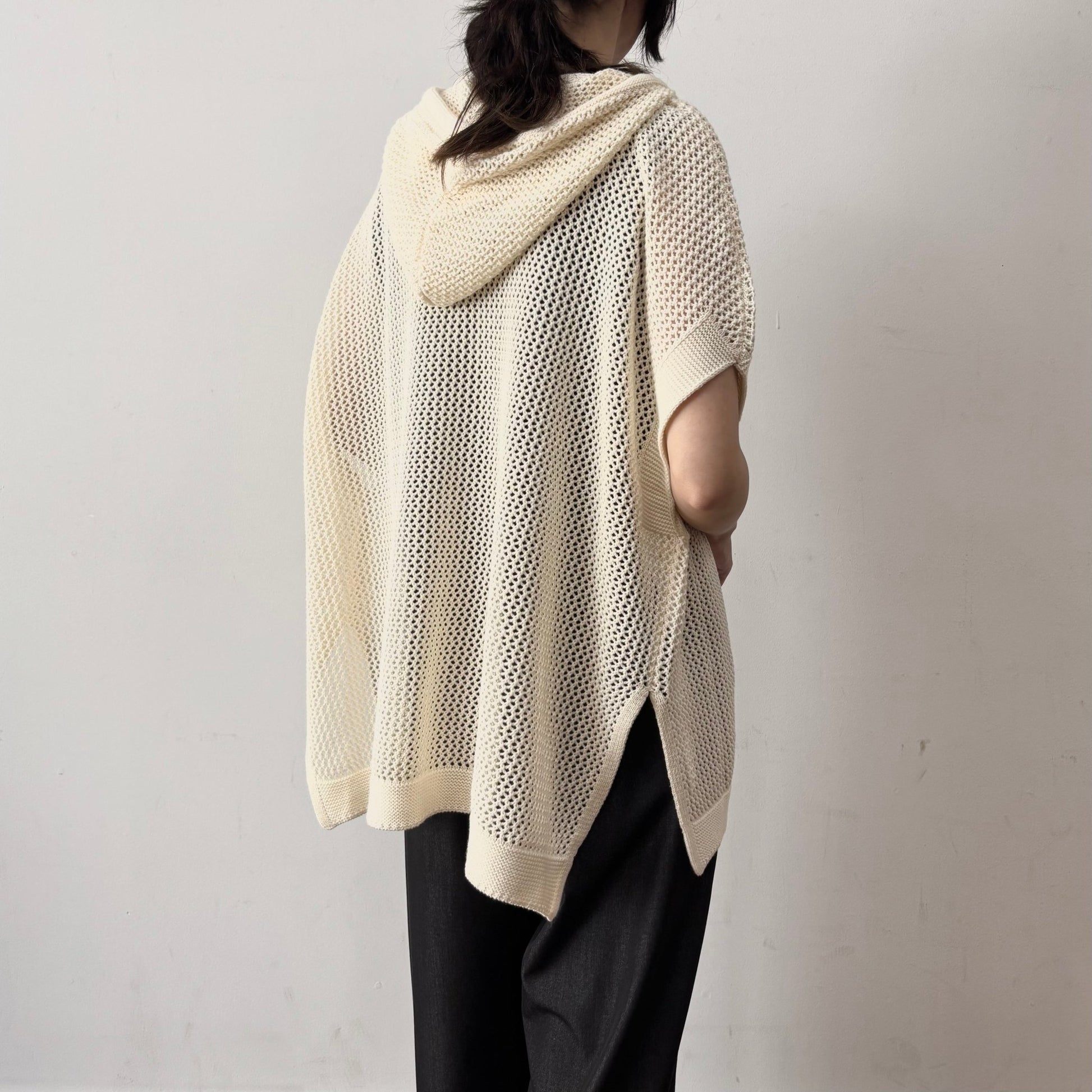【siro de labonte】32/2COTTON mesh foody vest - Champdelarose