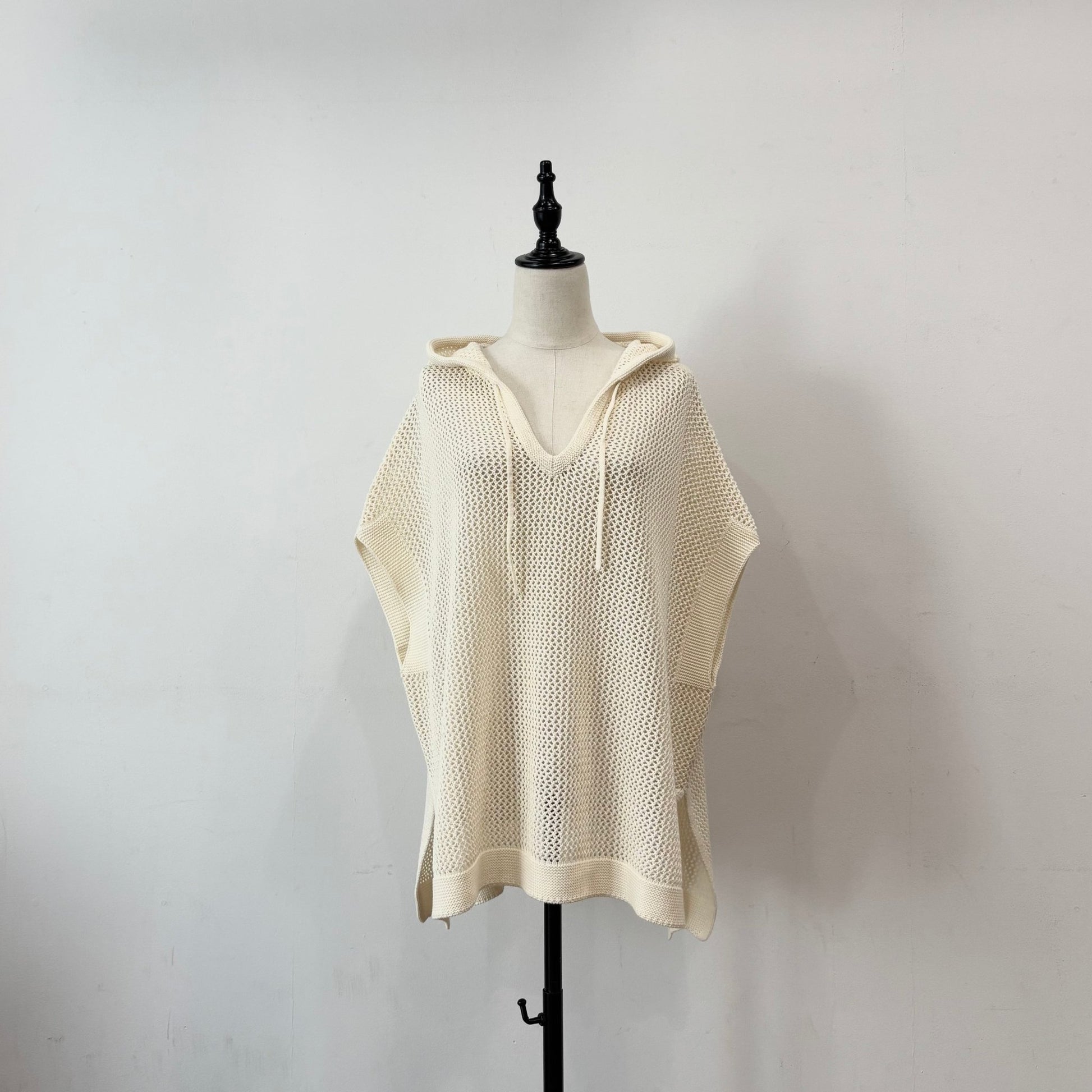 【siro de labonte】32/2COTTON mesh foody vest - Champdelarose