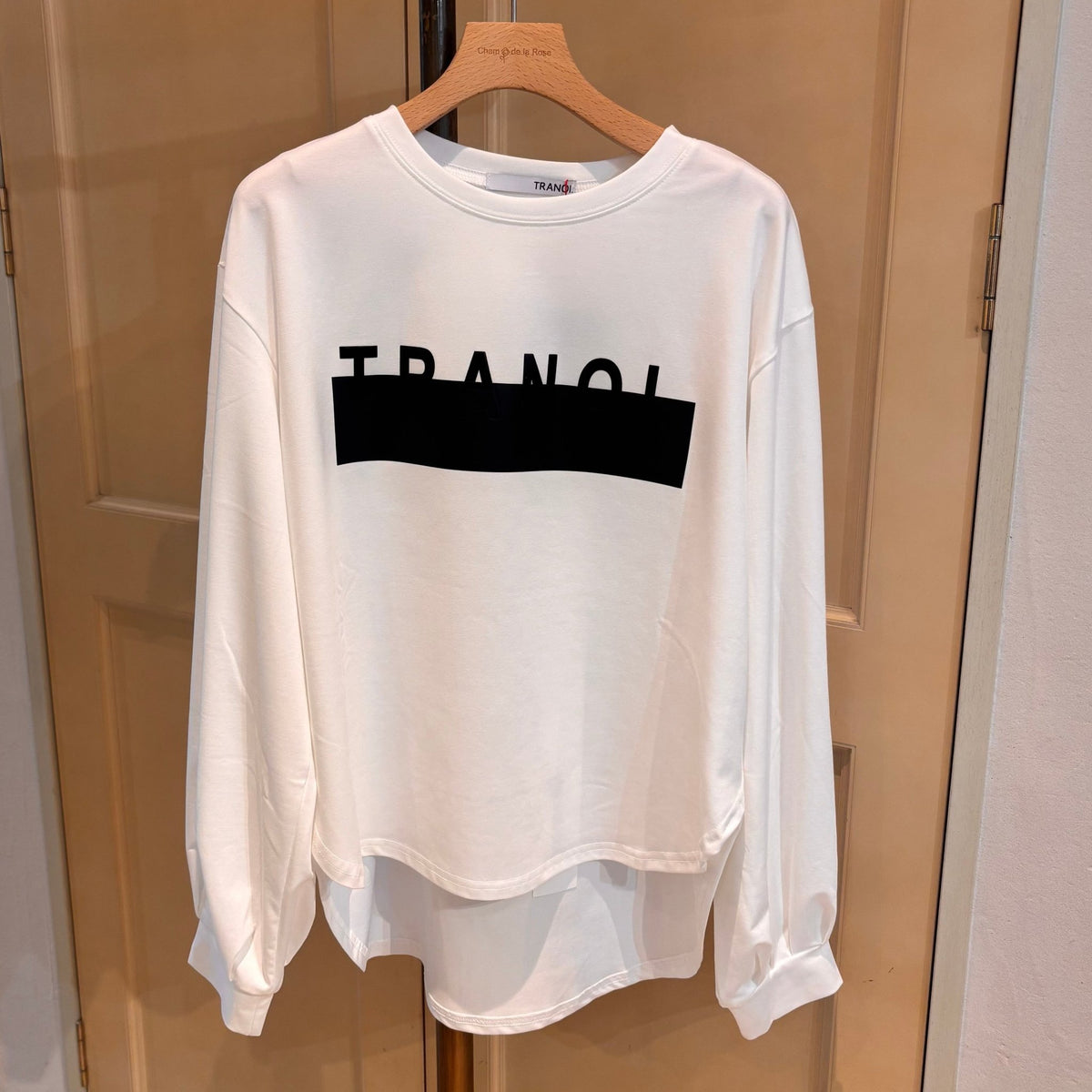 【TRANOI.】ロングスリーブTシャツ - Champdelarose