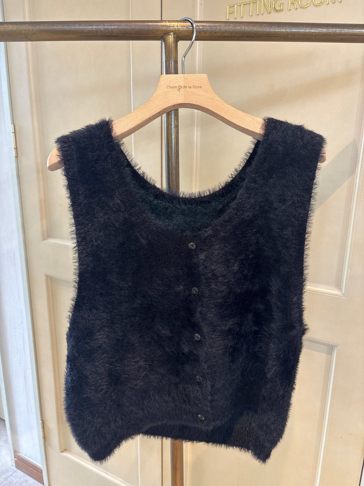 【WHYTO.】mix fur vest - Champdelarose