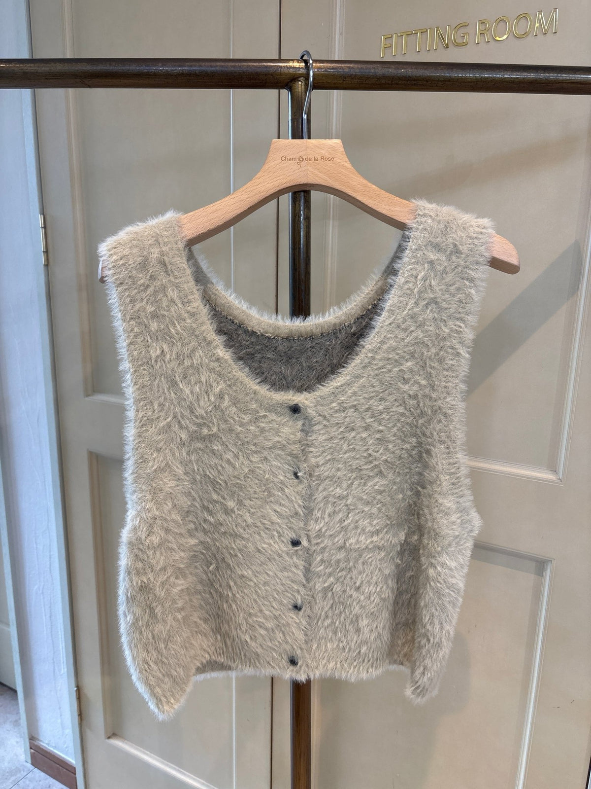 【WHYTO.】mix fur vest - Champdelarose
