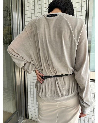 追加生産【YENN 2026 AW】FLOCKY TULLE PO - Champdelarose