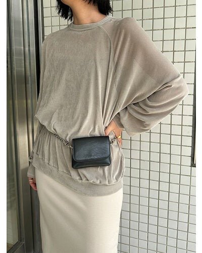 追加生産【YENN 2026 AW】FLOCKY TULLE PO - Champdelarose