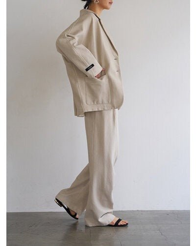 【YENN 2026 PRE - FALL COLECTION】FADED JERSEY JACKET - Champdelarose