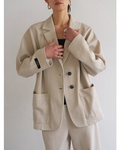 【YENN 2026 PRE - FALL COLECTION】FADED JERSEY JACKET - Champdelarose