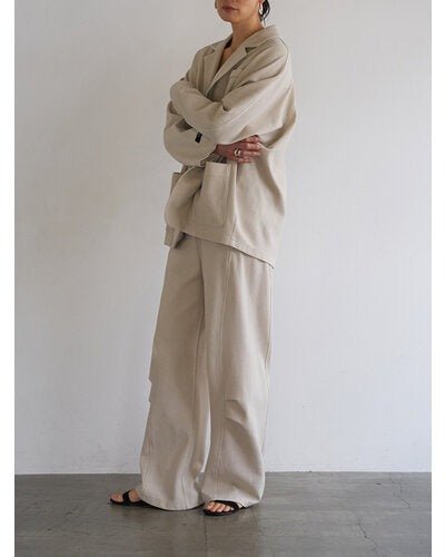 【YENN 2026 PRE - FALL COLECTION】FADED JERSEY JACKET - Champdelarose