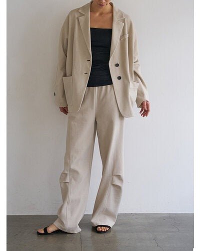 【YENN 2026 PRE - FALL COLECTION】FADED JERSEY JACKET - Champdelarose