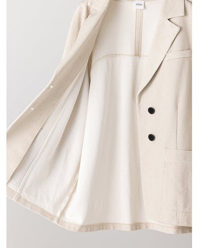 【YENN 2026 PRE - FALL COLECTION】FADED JERSEY JACKET - Champdelarose