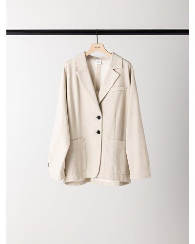 【YENN 2026 PRE - FALL COLECTION】FADED JERSEY JACKET - Champdelarose