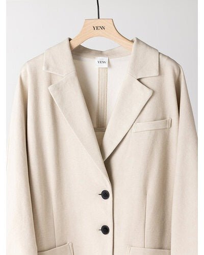 【YENN 2026 PRE - FALL COLECTION】FADED JERSEY JACKET - Champdelarose