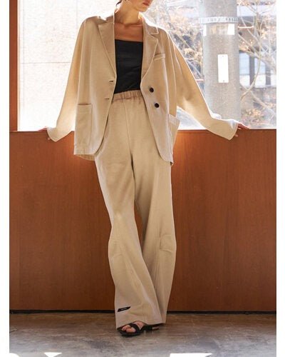 【YENN 2026 PRE - FALL COLECTION】FADED JERSEY JACKET - Champdelarose