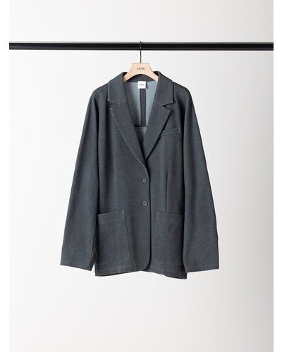 【YENN 2026 PRE - FALL COLECTION】FADED JERSEY JACKET - Champdelarose