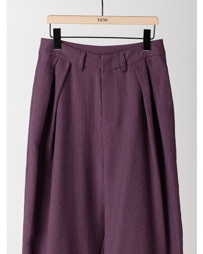 【YENN 2026 PRE - FALL COLECTION】GLOSSY CURVY PT - Champdelarose