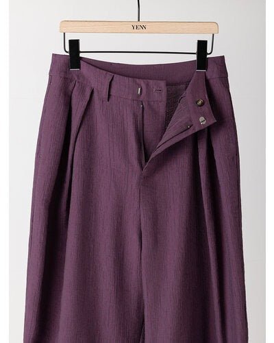 【YENN 2026 PRE - FALL COLECTION】GLOSSY CURVY PT - Champdelarose