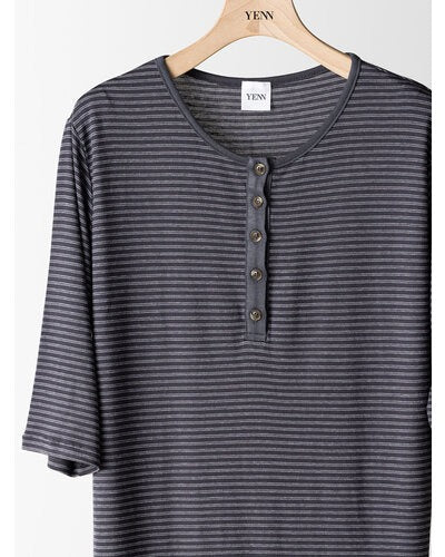 【YENN 2026 PRE - FALL COLECTION】HENRY 3,4 SLEEVE TEE - Champdelarose