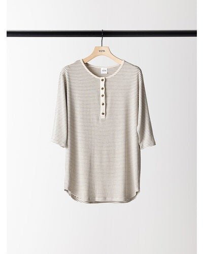 【YENN 2026 PRE - FALL COLECTION】HENRY 3,4 SLEEVE TEE - Champdelarose
