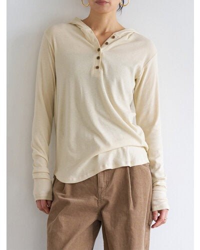 【YENN 2026 PRE - FALL COLECTION】HENRY HOODIE LONGTEE - Champdelarose