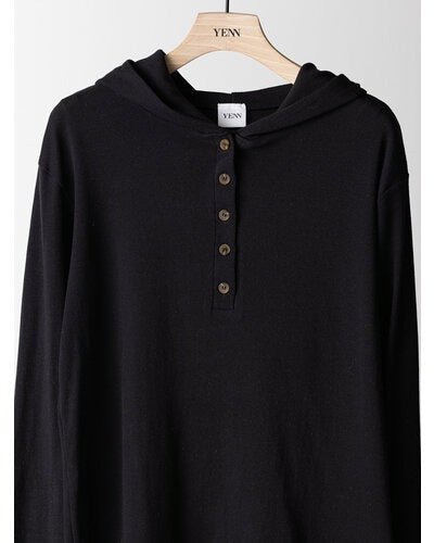 【YENN 2026 PRE - FALL COLECTION】HENRY HOODIE LONGTEE - Champdelarose