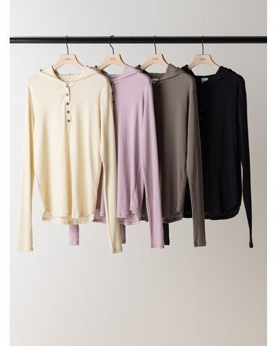 【YENN 2026 PRE - FALL COLECTION】HENRY HOODIE LONGTEE - Champdelarose