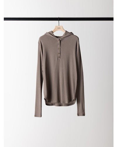 【YENN 2026 PRE - FALL COLECTION】HENRY HOODIE LONGTEE - Champdelarose