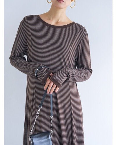 【YENN 2026 PRE - FALL COLECTION】JERSEY FLARE DRESS - Champdelarose