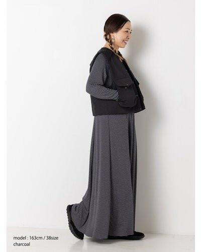 【YENN 2026 PRE - FALL COLECTION】JERSEY FLARE DRESS - Champdelarose