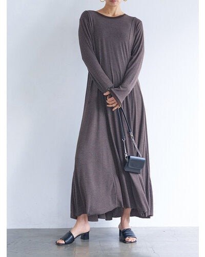 【YENN 2026 PRE - FALL COLECTION】JERSEY FLARE DRESS - Champdelarose