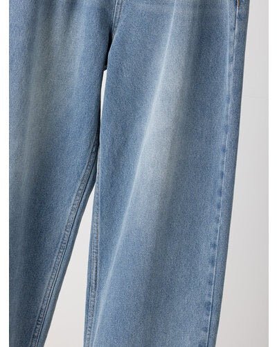 【YENN 2026 PRE - FALL COLECTION】LACE HEM TUCK DENIM - Champdelarose