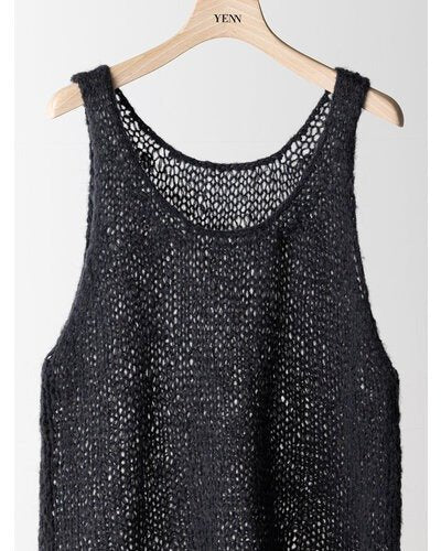 【YENN 2026 PRE - FALL COLECTION】MOHAIR HAND VEST - Champdelarose