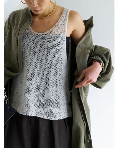 【YENN 2026 PRE - FALL COLECTION】MOHAIR HAND VEST - Champdelarose