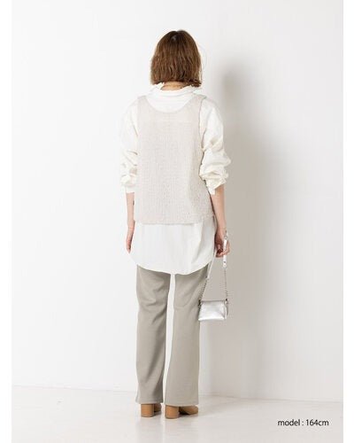 【YENN 2026 PRE - FALL COLECTION】MOHAIR HAND VEST - Champdelarose