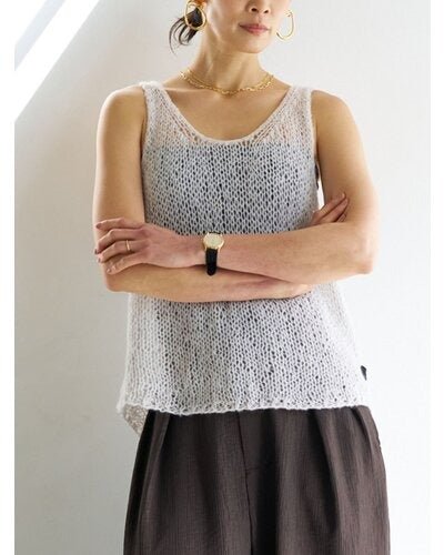 【YENN 2026 PRE - FALL COLECTION】MOHAIR HAND VEST - Champdelarose