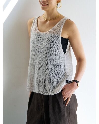 【YENN 2026 PRE - FALL COLECTION】MOHAIR HAND VEST - Champdelarose