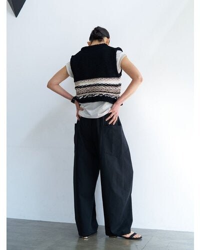 【YENN 2026 PRE - FALL COLECTION】MOLE JACQUARD VEST - Champdelarose