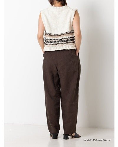 【YENN 2026 PRE - FALL COLECTION】MOLE JACQUARD VEST - Champdelarose