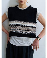 【YENN 2026 PRE - FALL COLECTION】MOLE JACQUARD VEST - Champdelarose