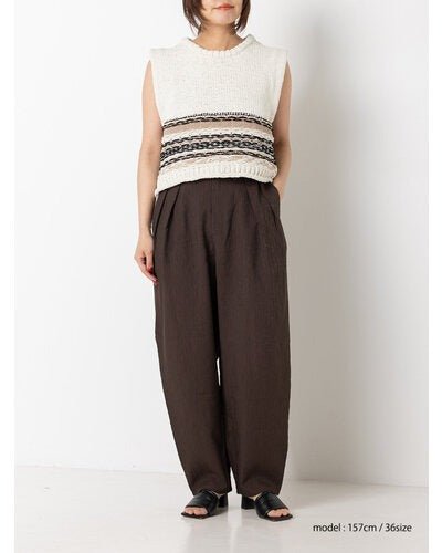【YENN 2026 PRE - FALL COLECTION】MOLE JACQUARD VEST - Champdelarose