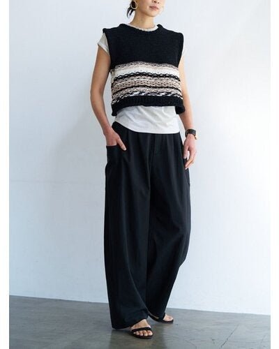 【YENN 2026 PRE - FALL COLECTION】MOLE JACQUARD VEST - Champdelarose