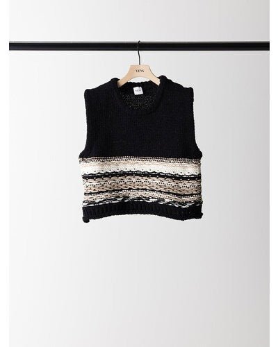 【YENN 2026 PRE - FALL COLECTION】MOLE JACQUARD VEST - Champdelarose