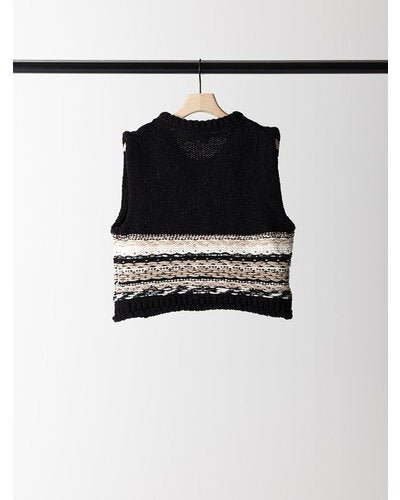 【YENN 2026 PRE - FALL COLECTION】MOLE JACQUARD VEST - Champdelarose
