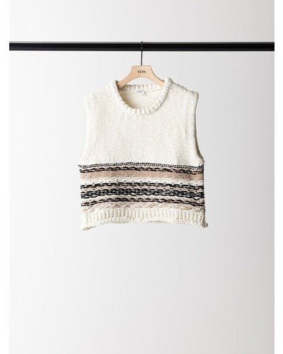 【YENN 2026 PRE - FALL COLECTION】MOLE JACQUARD VEST - Champdelarose