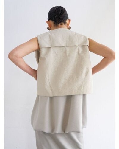 【YENN 2026 PRE - FALL COLECTION】PUFFY MILITARY VEST - Champdelarose