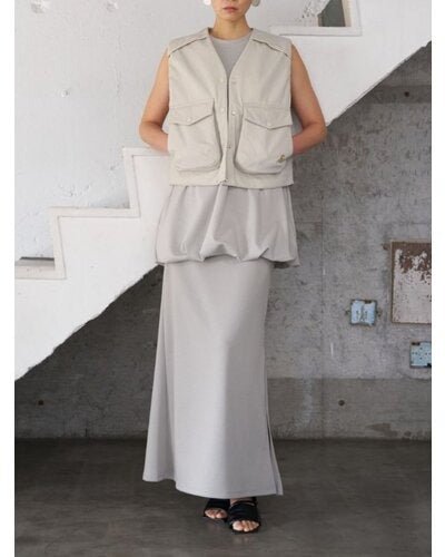 【YENN 2026 PRE - FALL COLECTION】PUFFY MILITARY VEST - Champdelarose