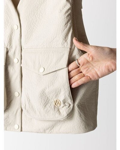 【YENN 2026 PRE - FALL COLECTION】PUFFY MILITARY VEST - Champdelarose