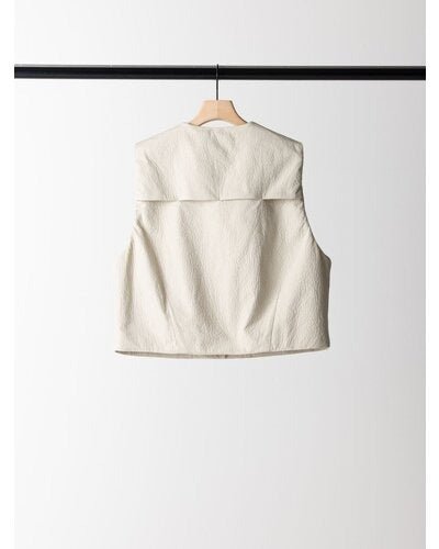 【YENN 2026 PRE - FALL COLECTION】PUFFY MILITARY VEST - Champdelarose