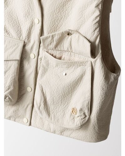 【YENN 2026 PRE - FALL COLECTION】PUFFY MILITARY VEST - Champdelarose