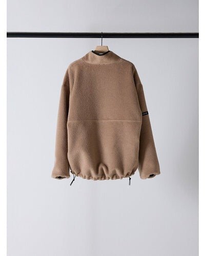 【YENN 2026 PRE - FALL COLECTION】SHAGGY HALF ZIP JK - Champdelarose